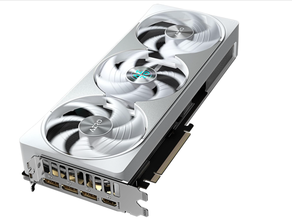 GIGABYTE GeForce RTX 5080 AERO OC SFF 16G Graphics Card, WINDFORCE Cooling System, 16GB 256-bit GDDR7, GV-N5080AERO OC-16GD Video Card